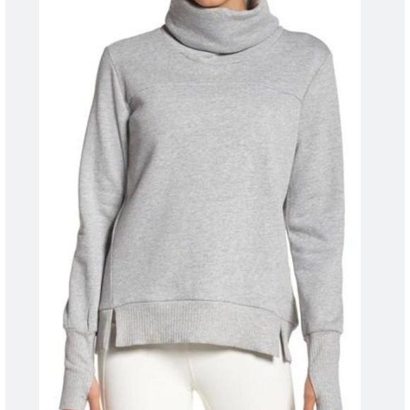 ALO Yoga Tops - Alo Yoga Haze Funnel Neck Sweatshirt Size Medium
